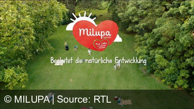 TV Werbung milupa - Aller Anfang ist schwer, doch bei der Entwicklung unserer Kinder gibt es kein langsam oder falsch von der Natur und unserem Wissen über Muttermilch inspiriert, enthält milumil Folgemilch wichtige Nährstoffe, abgestimmt auf jede Entwicklungsphase deines Babys. Milupa begleite die natürliche Entwicklung.
