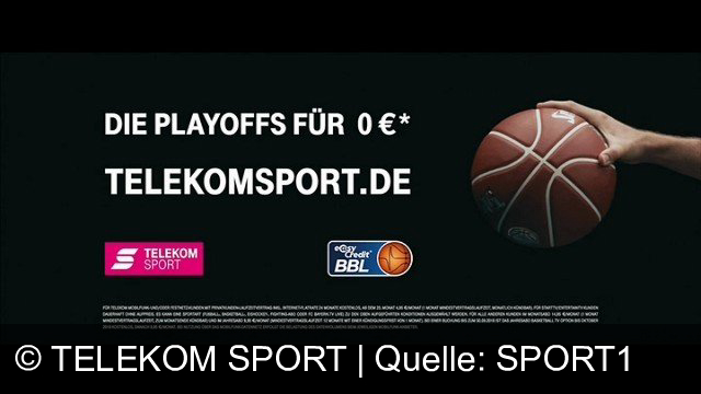 TV Werbung telekom sport - die playoffs der basketball bundesliga, live bei telekomsport für 0 euro