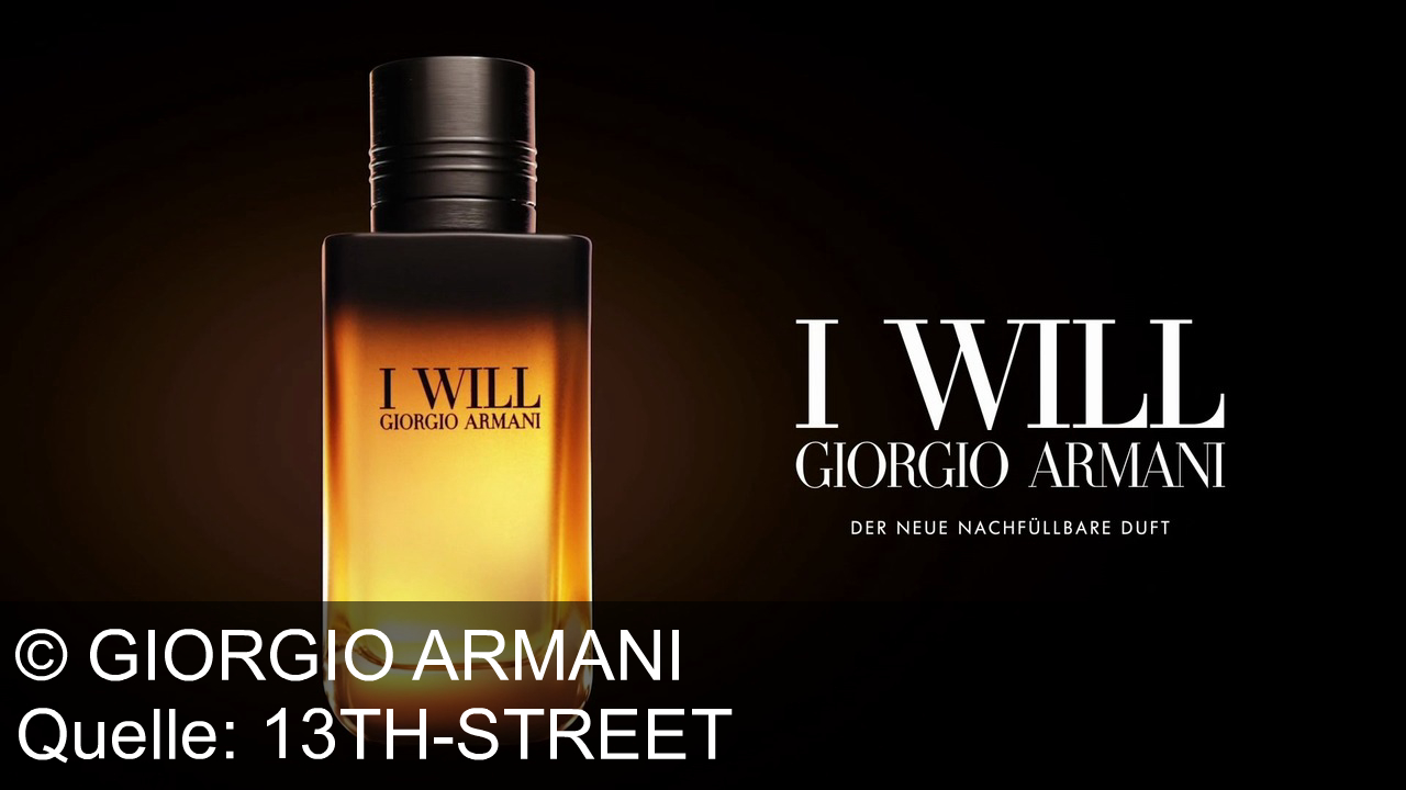TV Werbung giorgio armani - Nicht das Glück entscheidet, sondern dein Wille: I WILL, der neue nachfüllbare Duft von Giorgio Armani – für alle, die selbstbewusst ihren Weg im Mercedes-Benz gehen.