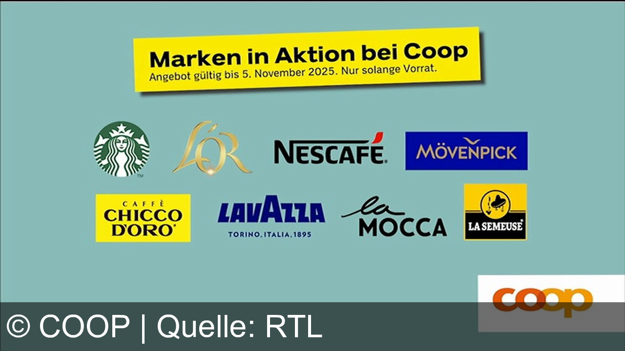 TV Werbung coop - Genieße Coop Aktionen: 26% auf Coop Fondue Moitié-Moitié, 20% auf alle Weine, 30% auf Starbucks by Nespresso, Caffè Chicco Doro, Lavazza, Mövenpick & mehr. Coop – Für mich und dich!