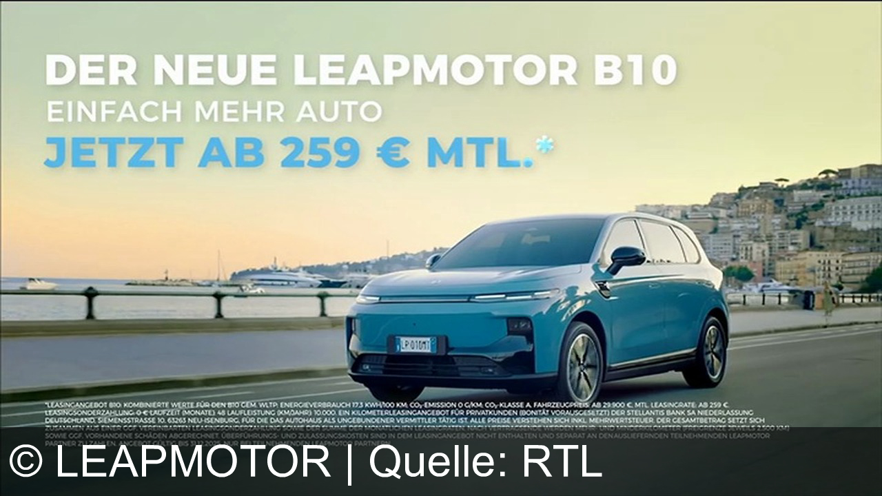 TV Werbung leapmotor - Der neue Leapmotor B10 – einfach mehr Auto: Modernes Design, smarte Technik, Komfort und Innovation ab 259 € mtl. Erlebe Zukunft – mit Leapmotor!