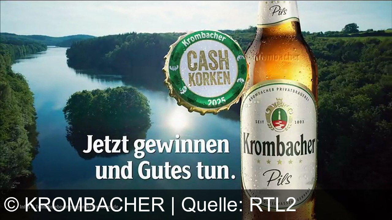 TV Werbung krombacher - Erlebe die Natur mit Krombacher: Gewinne 10 Mio. Euro und pflanze 1 Mio. Bäume! Jetzt mitmachen, genießen und Gutes tun. 🌳🍺 #KrombacherCashkorken