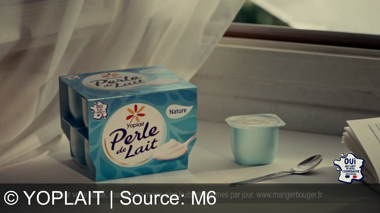 TV Werbung yoplait - Yoplait Perle de Lait, nature ou au lait de notre coopérative : la douceur s’ouvre à vous.
