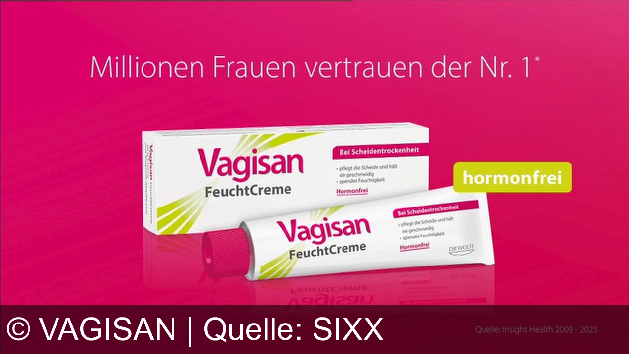 TV Werbung vagisan - Vagisan FeuchtCreme – die Nr. 1 bei Scheidentrockenheit: Millionen Frauen, echte Erfahrungen, sofortige Hilfe. Hormonfrei für mehr Wohlbefinden und Geschmeidigkeit – gemeinsam stark!