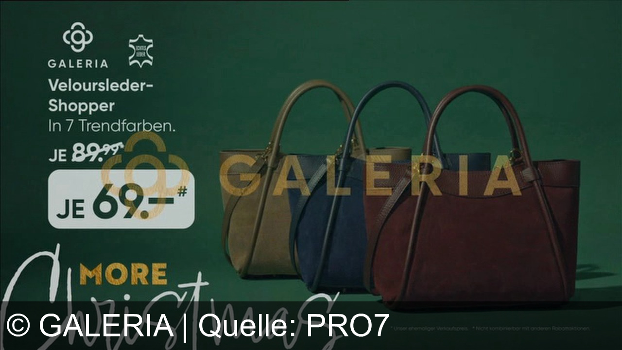 TV Werbung galeria - Galeria feiert Comeback: Entdecke exklusive Lifestyle-Angebote, Trend-Spielzeug, Stars für Groß und Klein und die beliebten Veloursleder-Shopper – jetzt das Herz deiner Innenstadt erleben!