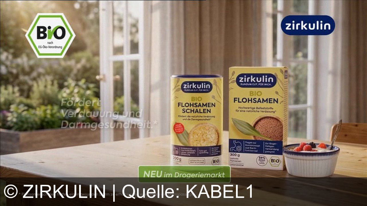 TV Werbung zirkulin - Zirkulin – mehr Achtsamkeit im Alltag, für innere Balance und gesunde Verdauung mit bewährten Naturstoffen.