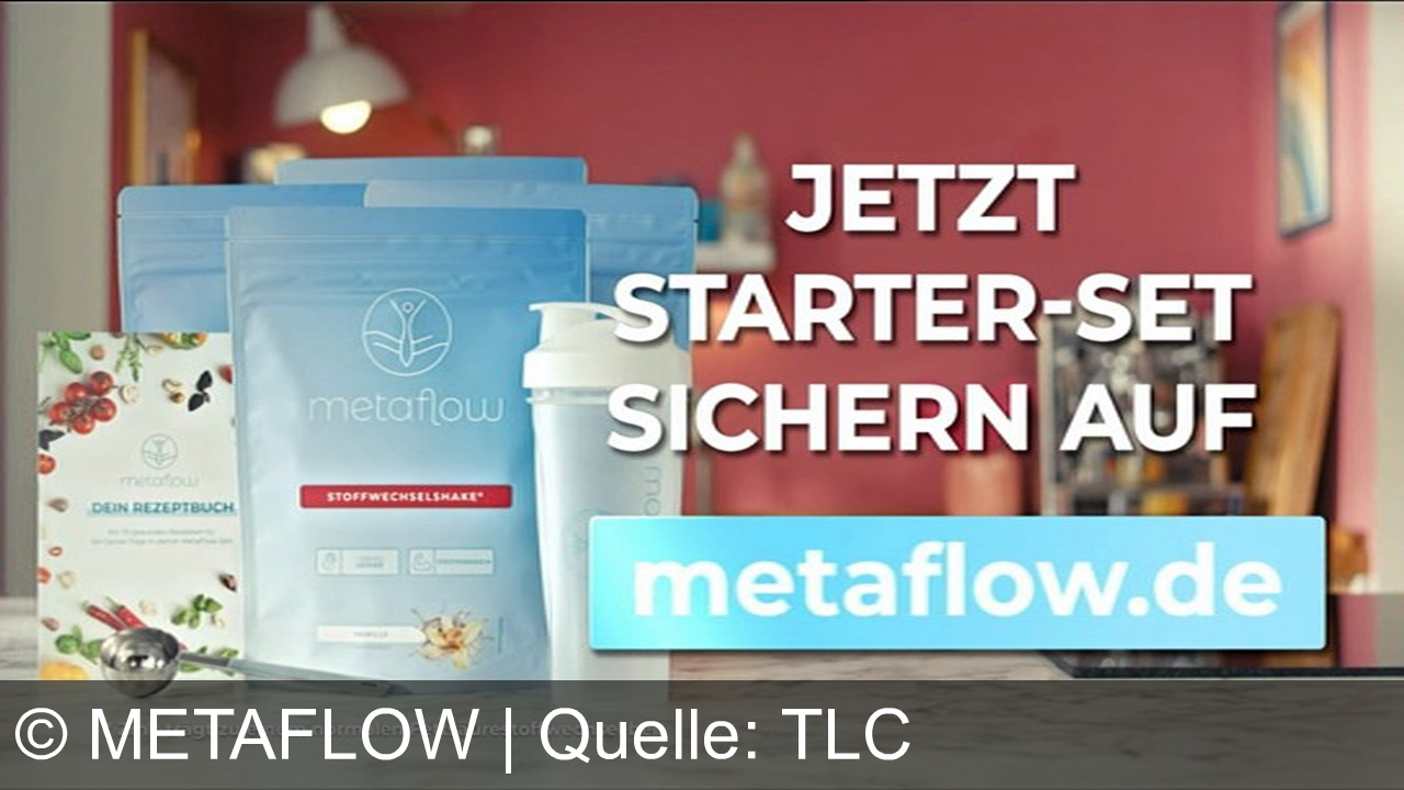 TV Werbung metaflow - Metaflow Stoffwechselshake™: Genieße ohne Verzicht! Mit leckerem Shake, Starter-Set und Rezeptbuch. Entdecke jetzt die pinke Power auf metaflow.de!