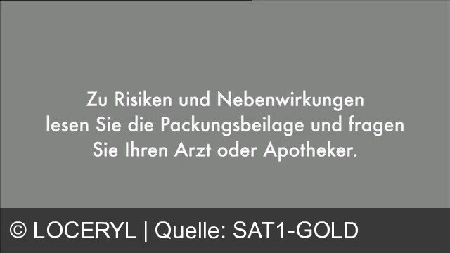 TV Werbung loceryl - bekämpfen sie nagelpilz