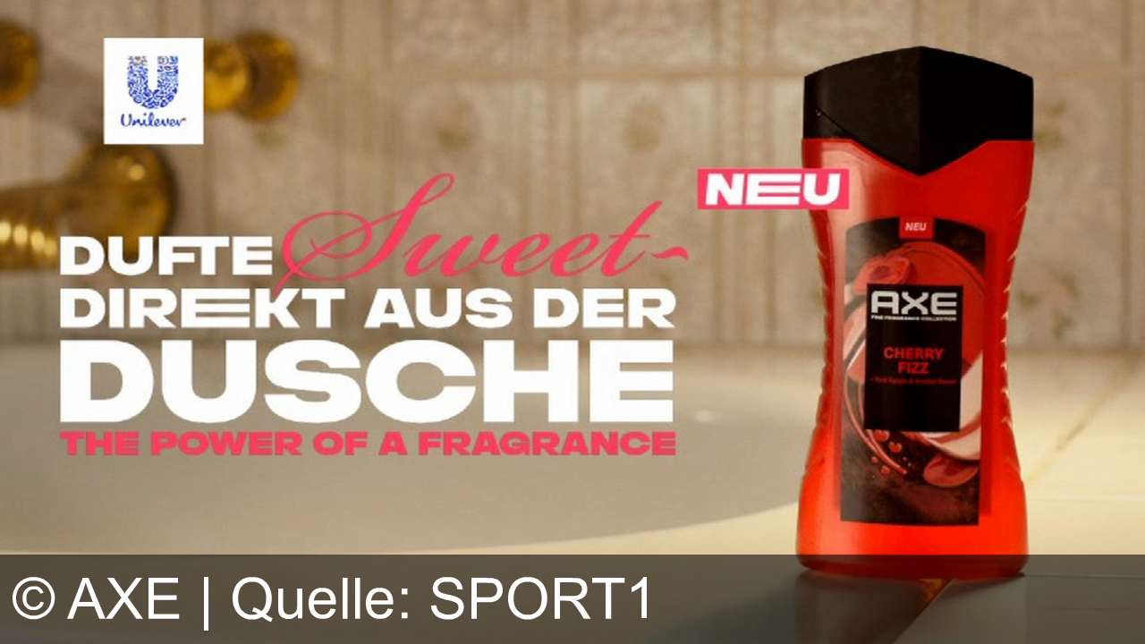 TV Werbung axe - Erlebe den neuen AXE Cherry Fizz Duft: Sweet, direkt aus der Dusche. Frische, die begeistert!