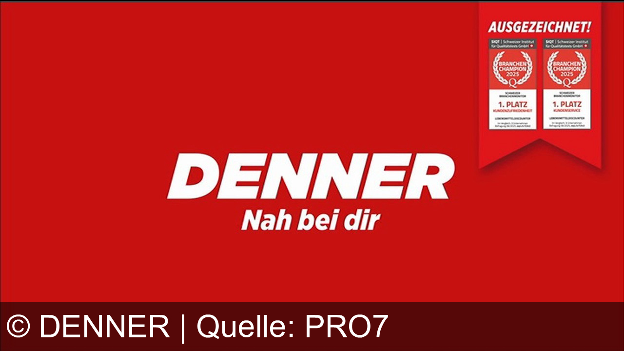 TV Werbung denner - Black Angus Rindsfilet, Epicuro Primitivo Riserva und Coca-Cola mit Top-Rabatten – nur bei Denner, dem Branchenchampion 2023. Denner – nah bei dir!