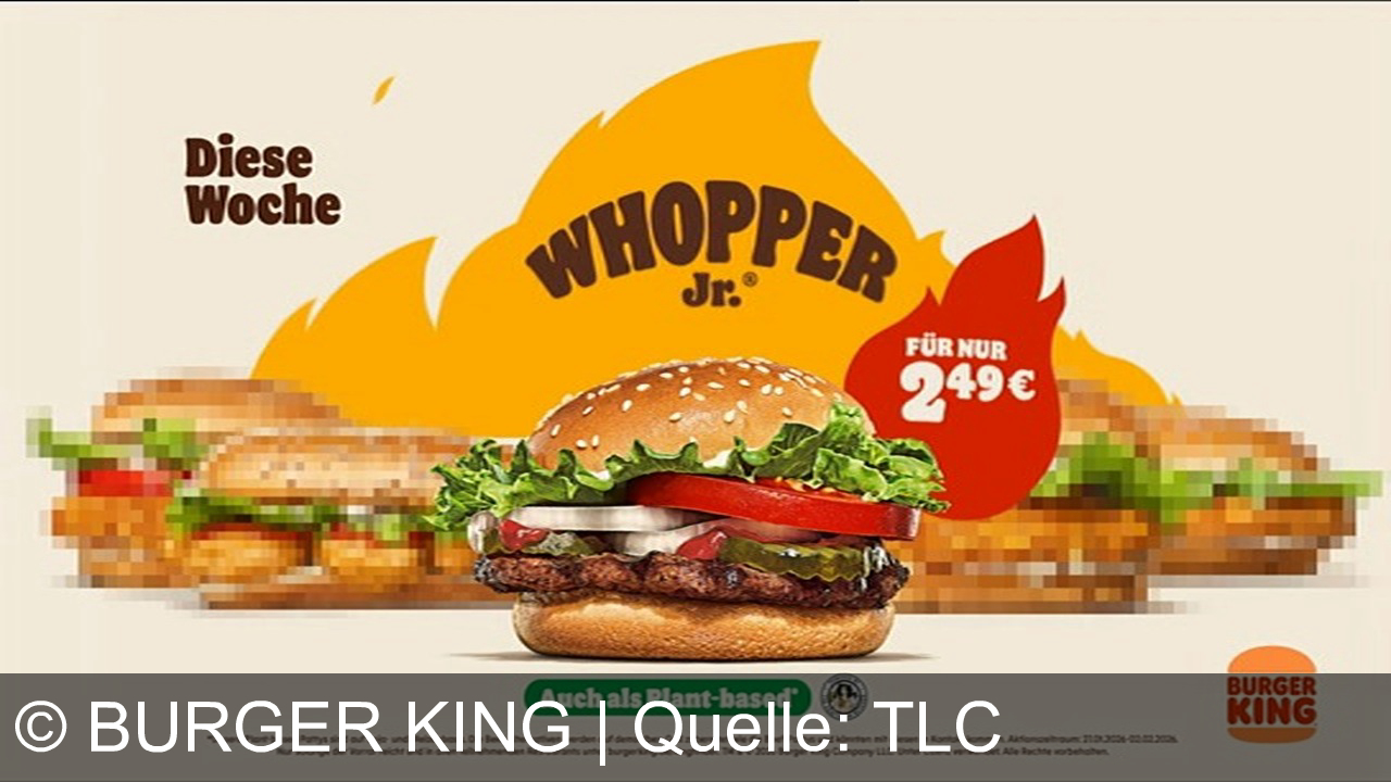 TV Werbung burger king - Whopper Junior für alle, die Bock auf gute Deals haben – fünf Wochen, fünf Schnapper. Jetzt probieren, nur bei Burger King.