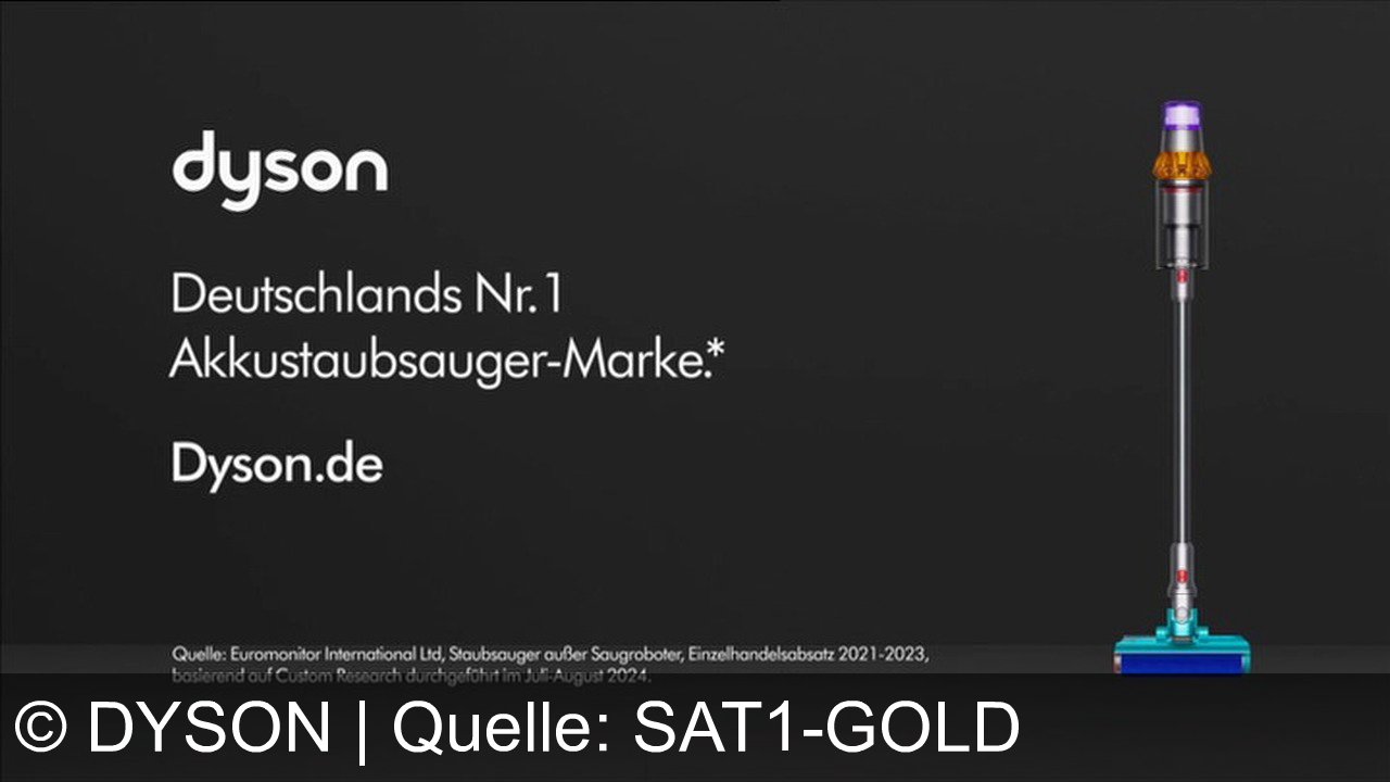 TV Werbung dyson - Entdecke Dysons leistungsstarken Staubsauger – Nassreinigung und vielseitige Sauberkeit für dein Zuhause. Deutschlands Nr. 1 Akkustaubsaugermarke. Mehr auf dyson.de!