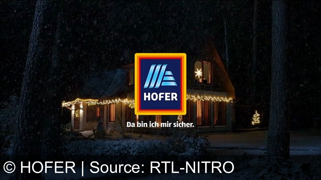 TV Werbung hofer - Singend mit the most wonderful time of the year: Hofer bedankt sich bei allen Kundinnen und Kunden für die Treue und wünscht einen guten Rutsch ins neue Jahr. Hofer, da bin ich mir sicher.