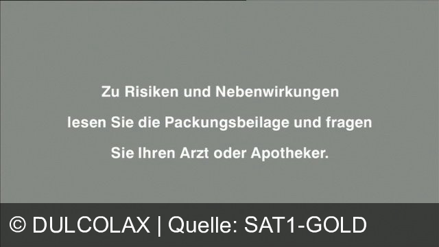 TV Werbung dulcolax - befreiter leben