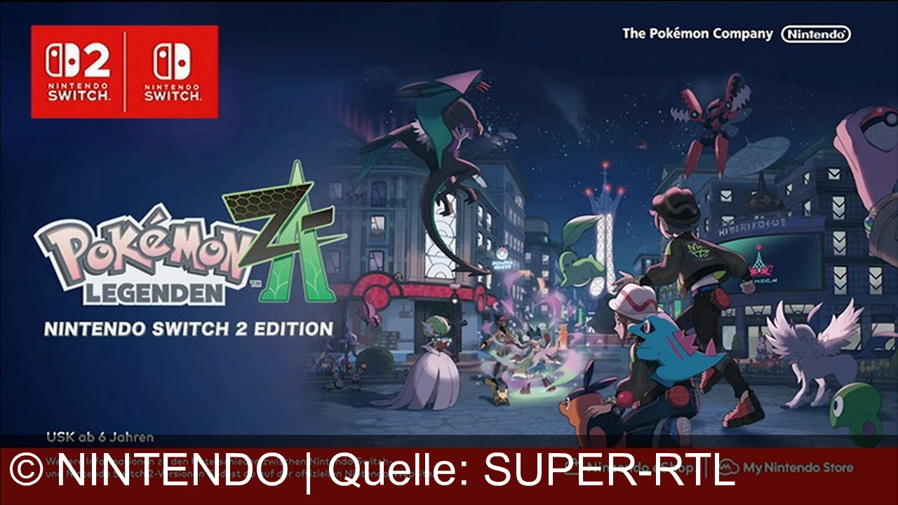 TV Werbung nintendo - Entdecke Pokémon Legenden ZA in Illumina City – erlebe Mega-Entwicklungen bei Tag & Nacht auf Nintendo Switch und Nintendo Switch 2! Jetzt im Nintendo eShop und My Nintendo Store.