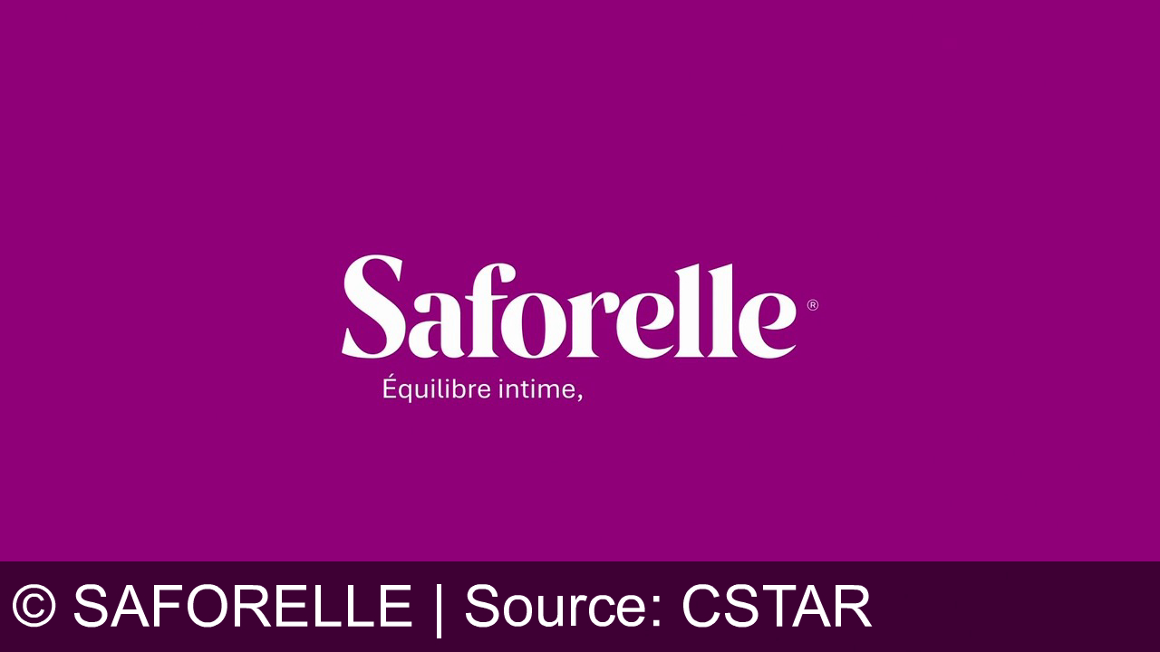 TV Werbung saforelle - Saforelle Mucogine : hydrate, cicatrise, lubrifie. Soulage la sécheresse intime à la ménopause. Équilibre Intime, Soins Experts.