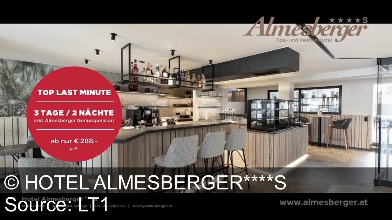 TV Werbung hotel almesberger****s - Genießen Sie 3 Tage im 4-Sterne-Superior Spa- und Wellnesshotel Almesberger ab 288 Euro pro Person, inklusive Genusspension. Weitere Infos unter www.almesberger.at.