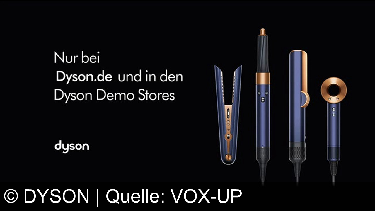 TV Werbung dyson - Der Dyson AirWrap stylt nasses Haar mit komprimierter Luft statt Hitze, für natürliche Glätte. Verfügbar in exklusiven Farben auf Dyson.de und in Dyson Demo Stores.