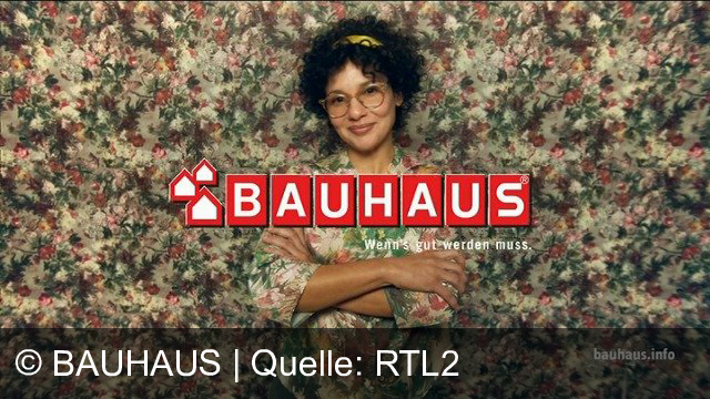 TV Werbung bauhaus - Der Werbespot von Bauhaus motiviert dazu, kreativ zu sein und verspricht, dass man alles findet, was man dafür braucht, um gute Ergebnisse zu erzielen.