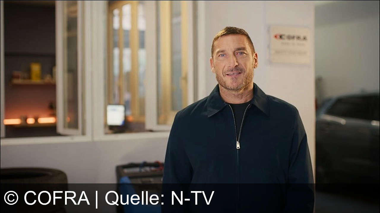 TV Werbung cofra - Fußball-Legende Francesco Totti wirbt für Cofra Arbeitsschuhe: Die sichere Wahl für Profis, die im Einsatz keine Zeit verlieren.