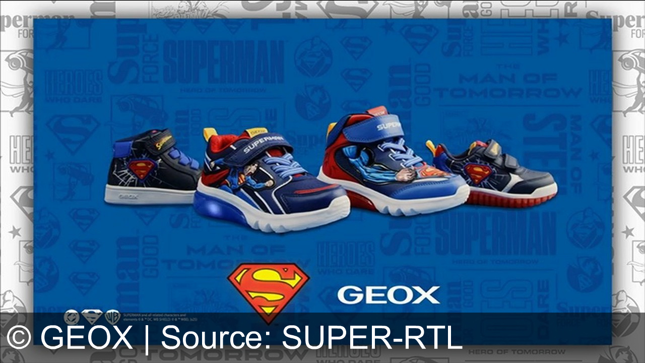 TV Werbung geox - Erwecke den Helden in dir mit der Superman-Kollektion von Geox – ikonische Schuhe für urbane Abenteuer, inspiriert von Superman. Jetzt in Geox-Shops und auf geox.com!