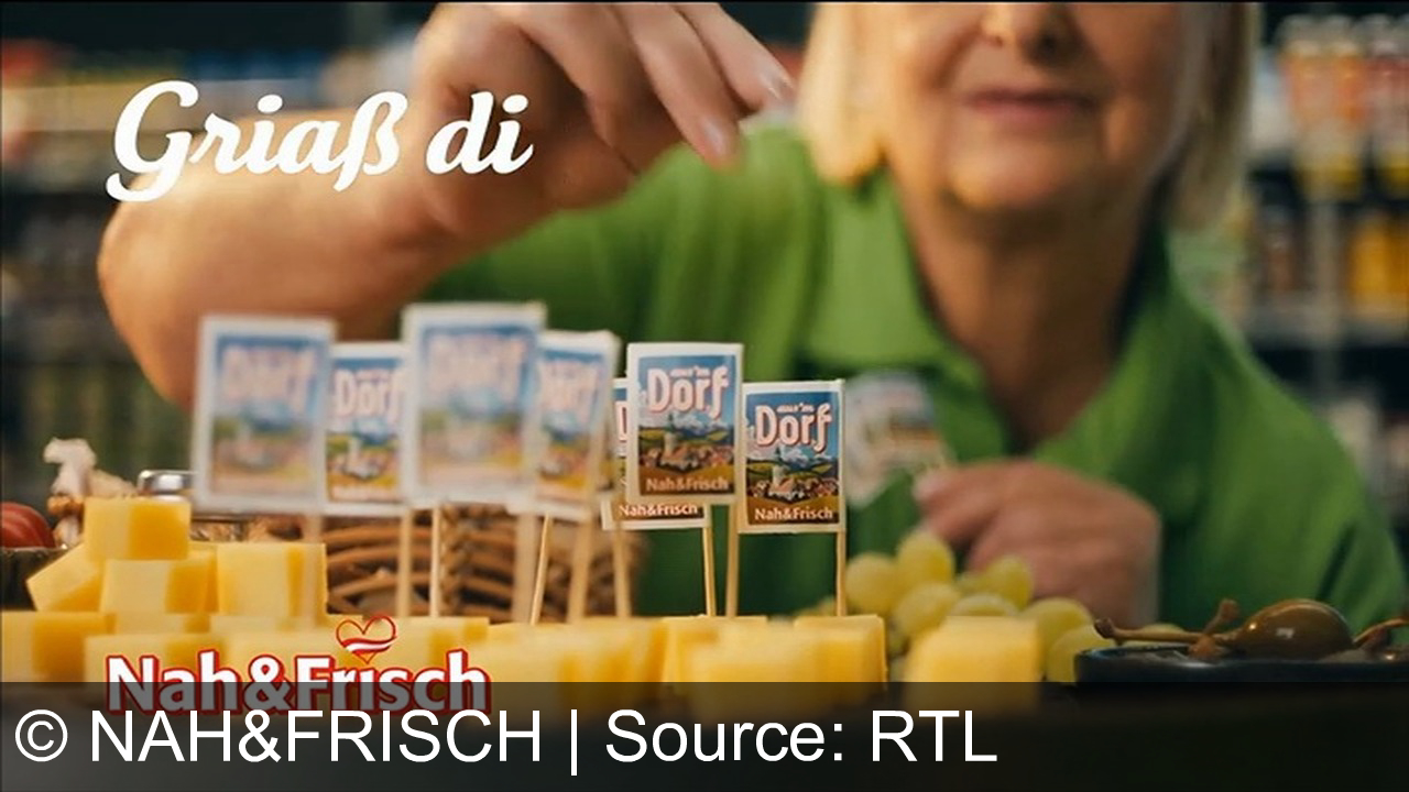 TV Werbung nah&frisch - Da bin ich daheim. Grüß dich bei den Nah- und Frisch-Angeboten der Woche: Rauch-Eistee 1,5 Liter, ab 2 Flaschen je 1,49. Mazola-Öle 500 Milliliter, nur 2,99. Axe Deo-Spray 150 Milliliter, nur 4,29. Grüß dich bei Nah & Frisch. Da bin ich daheim.