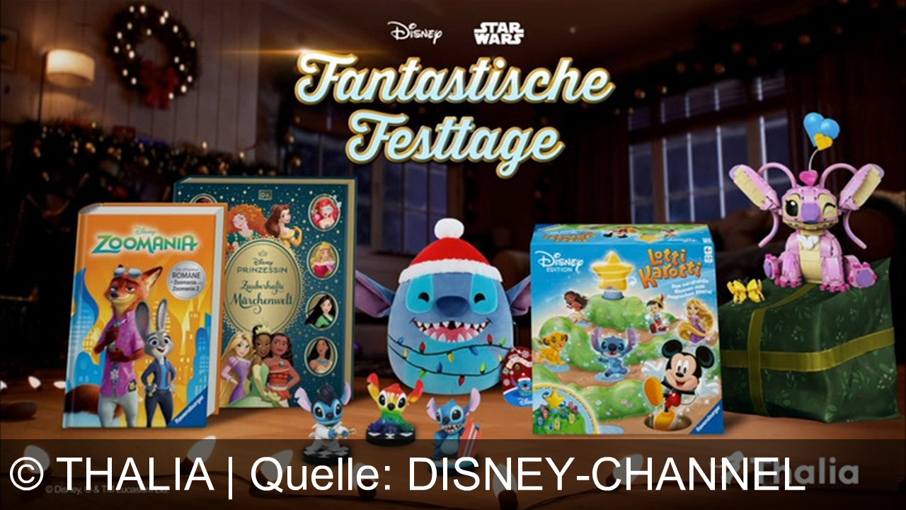 TV Werbung thalia - Entdecke fantastische Festtage mit Disney, Star Wars und Thalia! Bücher, Spielzeug & Magie – Geschenkideen, die Kinderherzen höher schlagen lassen. Jetzt bei Thalia!
