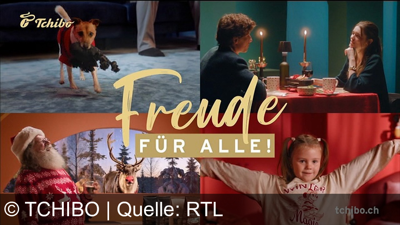 TV Werbung tchibo - Weihnachten bei Tchibo: Kaffee, Santa, kuschelige Pyjamas – Freude für alle! Erlebe doppelte Winterfreude mit Tchibo und bring tierischen Spaß nach Hause.