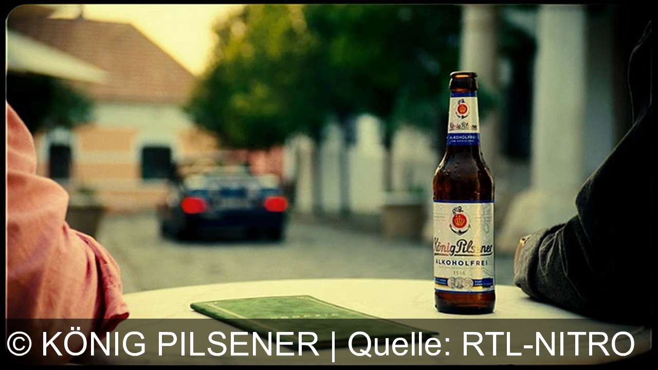 TV Werbung könig pilsener - KÖNIG PILSENER bewirbt sein alkoholfreies Getränk.