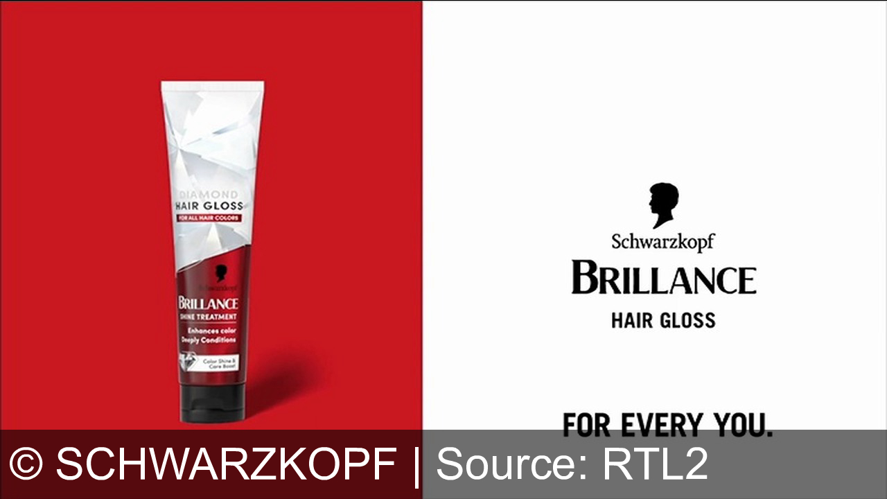 TV Werbung schwarzkopf - Glänzendes Haar, das strahlt: Schwarzkopf Brilliance Haarglossing für kühle Blondtöne ohne Gelbstich. Perfekte Pflege für jede Haarfarbe. Für jeden Style. Für dich.