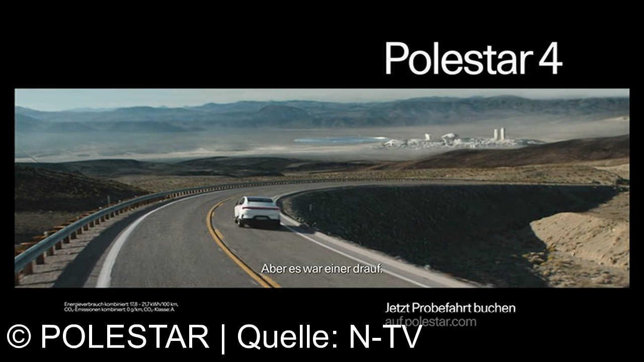 TV Werbung polestar - Erleben Sie die Zukunft der Mobilität mit dem Polestar 4. Buchen Sie Ihre Testfahrt auf polestar.com.