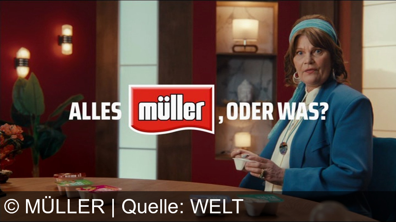 TV Werbung müller - "Hallo, hier ist das Orakel mit der Ecke Ja, werde ich eine neue Liebe finden? Milchcremekugeln? Was? Nein. Hä? Alles Gute." Der Joghurt mit der Ecke, Erdbeere mit Milchcremekugeln. Eine von sechs neuen Sorten. Alles Müller? Oder was?