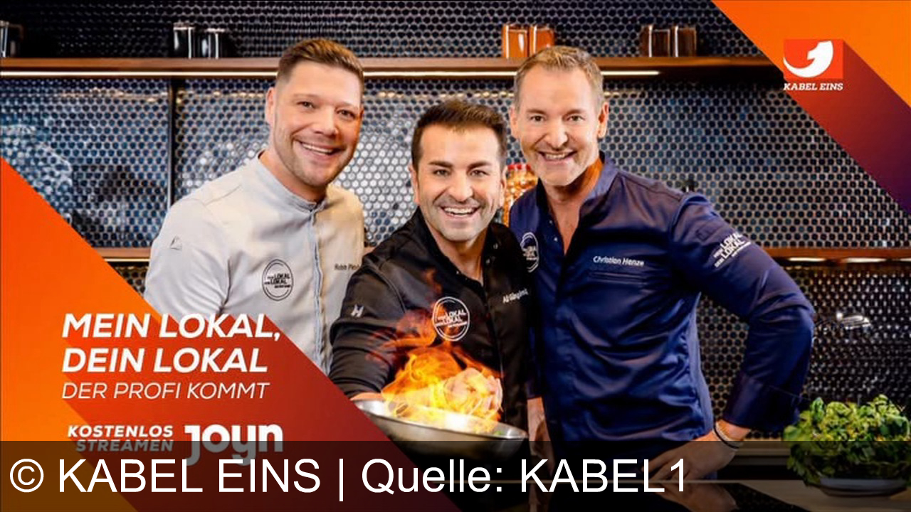 TV Werbung kabel eins - Genuss trifft Kritik: Star-Koch Christian Henze in „Mein Lokal, dein Lokal – Der Profi kommt“ auf Kabel Eins und jederzeit kostenlos streamen auf Joyn!