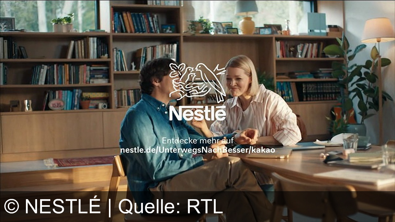 TV Werbung nestlé - Ein neuer Spot unter dem Motto "Unterwegs nach Besser". Nestlé macht eure Pausen schon immer besonders. Und das seit Jahren mit finanzieller Unterstützung für Kakaobauern. Euer Weg ist unser Weg und zusammen sind wir unterwegs nach besser. Nestlé.
