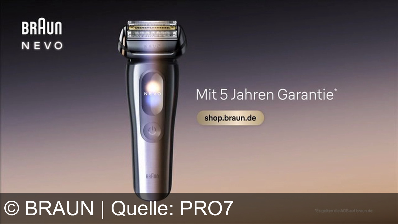 TV Werbung braun - Braun Nevo mit 5 Jahren Garantie