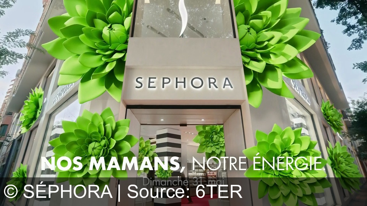 TV Werbung séphora - Sephora : Nos mamans, notre énergie. Parfums, rouge à lèvres, et offres fleuries toute l’année.