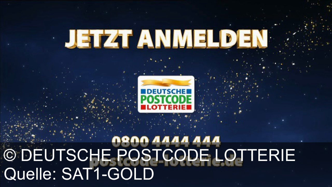 TV Werbung deutsche postcode lotterie - Die Deutsche Postcode-Lotterie verlost 2025 insgesamt 90 Millionen Euro. Melden Sie sich mit Ihrer Postleitzahl an und werden Sie ein jubelnder Gewinner. Teilnahme unter postcode-lotterie.de.