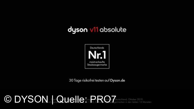 TV Werbung dyson - dysons kabelloser staubsauger mit hoher saugkraft und intelligenter technologie - dyson v11 absolute