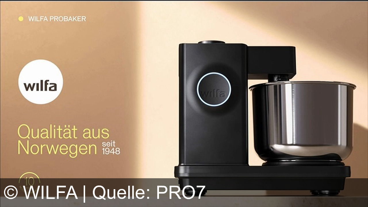 TV Werbung wilfa - WILFA PROBAKER – Qualität aus Norwegen seit 1948. Vielseitig. Praktisch. 10 Jahre Garantie – Der Mixer für Ihre perfekte Küche!