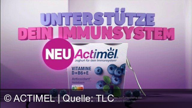 TV Werbung actimel - unterstütze dein immunsystem