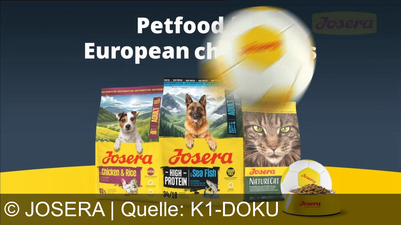 TV Werbung josera - Josera Petfood: Für europäische Champions! Hochwertiges Hunde- und Katzenfutter wie Chicken & Rice, Sea Fish & NatureCat. Stark wie der Teamgeist von Mensch und Tier! Mit Andreas Wolff, deutscher Handballtorwart und Nationalspieler der deutschen Handballnationalmannschaft.