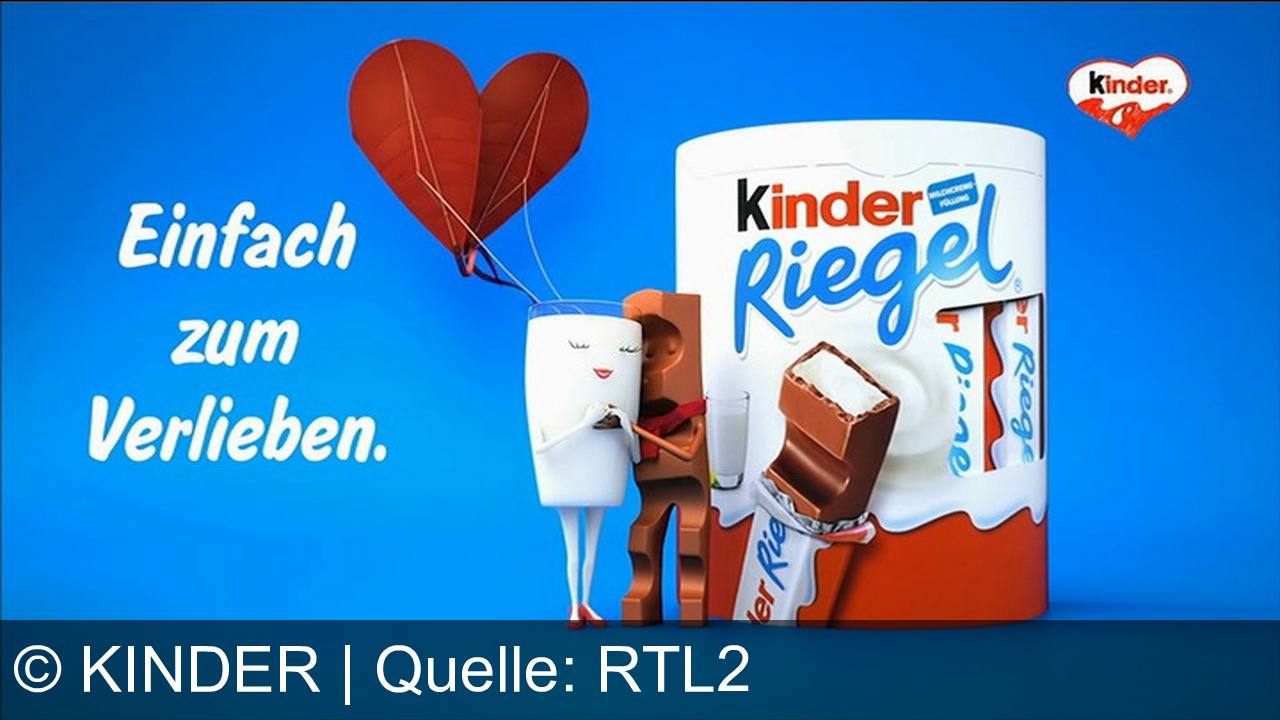 TV Werbung kinder - Kinder Riegel – nur zusammen einzigartig. Versüßt romantische Momente, einfach zum Verlieben!