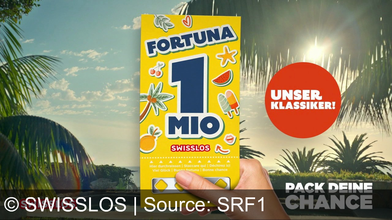 TV Werbung swisslos - Fortuna! Wie kann ich sofort gewinnen? Jetzt das Fortuna-Los aufreißen und sofort eine Million gewinnen. Pack deine Chance!