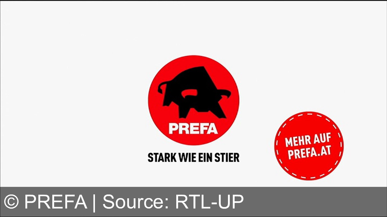 TV Werbung prefa - Weil's jetzt drauf ankommt! PREFA SOLAR Dach- und Solarkraftwerk in einem! Verlegt von unseren Handwerkspartnern, die absolut alles im Blick behalten und wissen, worauf's ankommt. PREFA Stark wie ein Stier