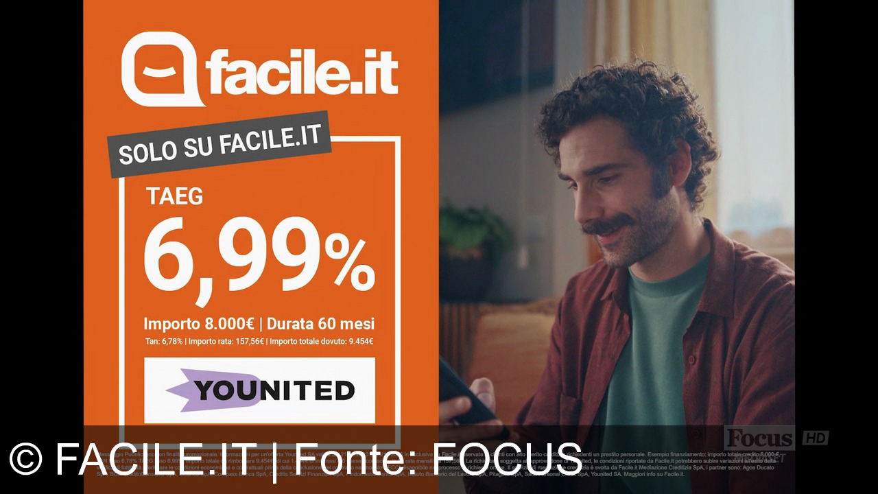 TV Werbung facile.it - Facile.it: confronta prestiti e offerte esclusive Younited in pochi click, risparmi tempo e denaro. Trova la soluzione su misura per te, solo su Facile.it!