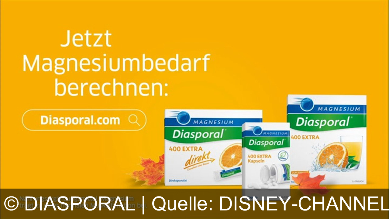 TV Werbung diasporal - Starte mit Diasporal® Magnesium 400 EXTRA – extra stark, schnell, fruchtig. Für starke Muskeln und neue Ziele. Jetzt Magnesiumbedarf berechnen auf diasporal.com!