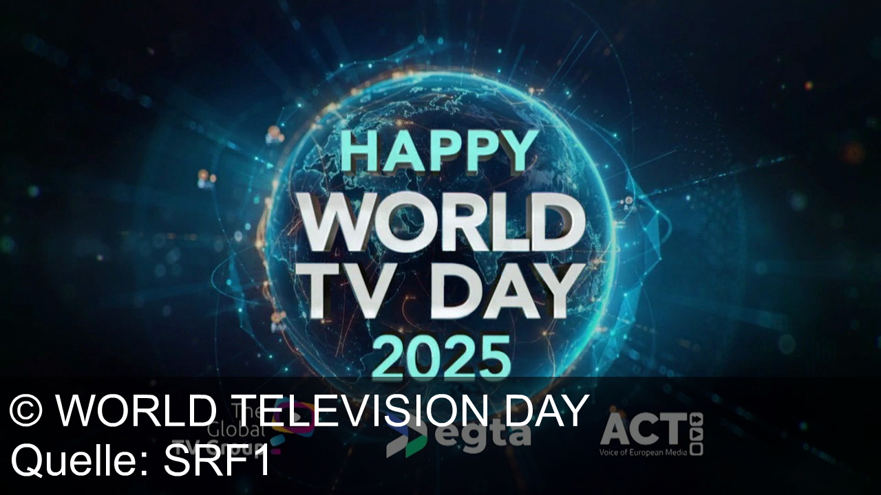 TV Werbung world television day - Von Wohnzimmer bis unterwegs – mit TV, Laptop & Smartphone erlebst du Entertainment, News & Konzerte. Die egta, ACT & Global TV Group feiern: Happy World TV Day 2025! Dein Begleiter, immer dabei.