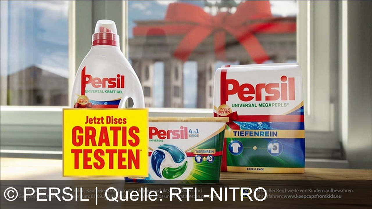 TV Werbung persil - Persil bedankt sich für Vertrauen und bietet gratis Tests für Discs an. Beim Kauf von 16/20WL Discs Kaufbeleg hochladen und Geld zurückerhalten. Aktion vom 01.09.2024 bis 31.01.2025.