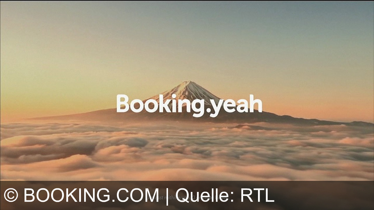 TV Werbung booking.com - Einfach buchen, einfach hin: Booking.com – den Fuji aus 6000 Metern statt sinnlosem Scrollen. Booking. yeah.