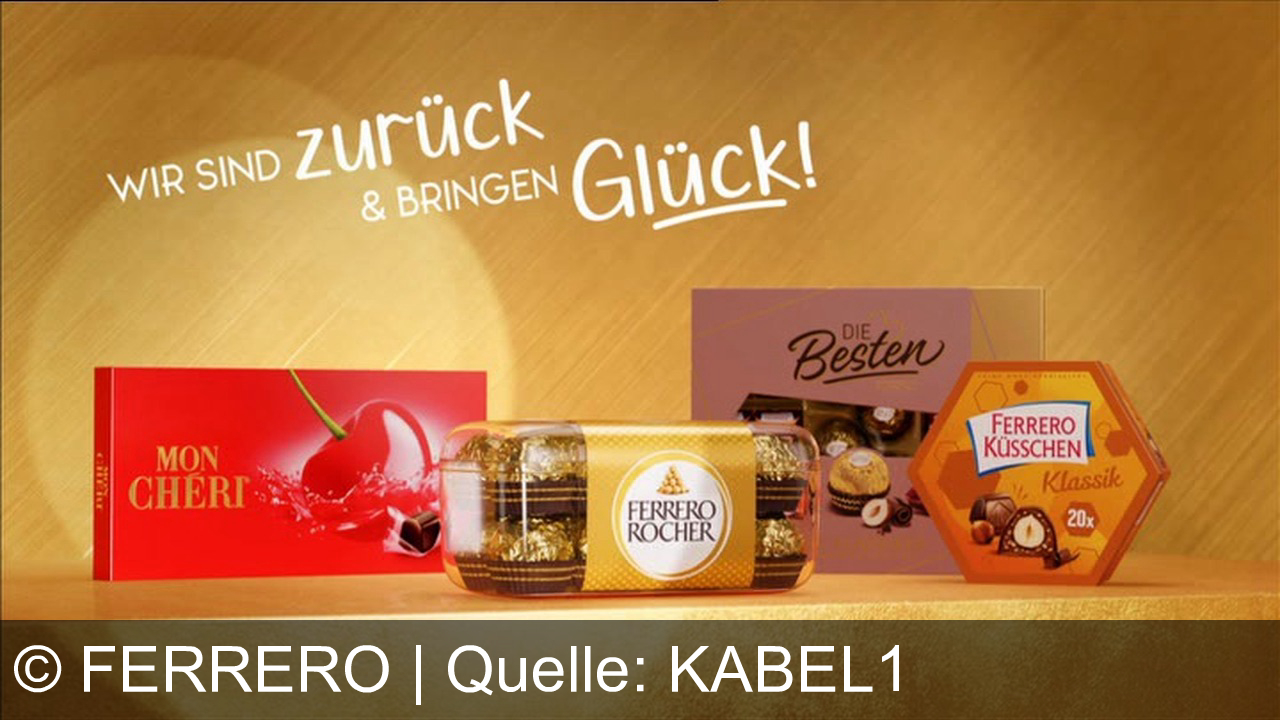 TV Werbung ferrero - Ferrero Rocher ist zurück: Genieße feine Haselnusscreme und gewinne mit Glück das neueste iPhone! Jetzt exklusiv erleben – Ferrero Rocher, Küsschen und Mon Chéri für goldene Genussmomente.